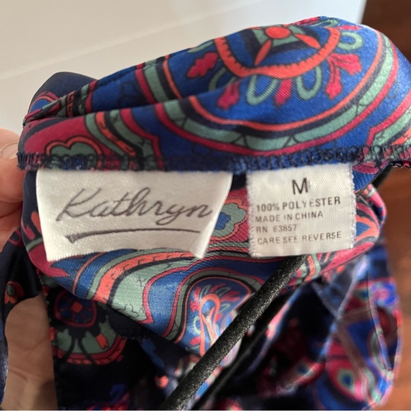 Vintage stunning women’s blue silky slip dress— Very Jenna Rink - size medium - Picture 10 of 10